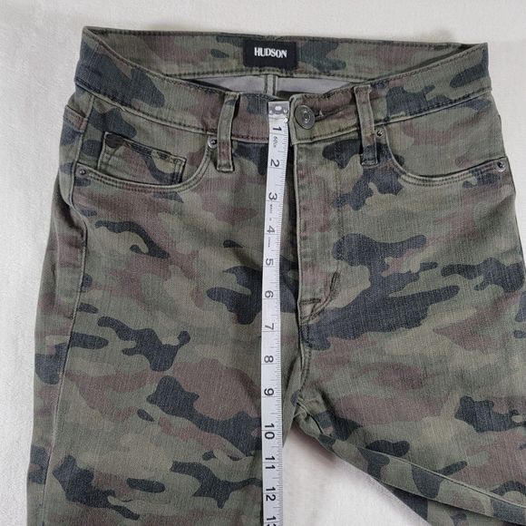 HUDSON Jeans Size 25 Barbara High Waist Super Skinny Ankle in Deployed Camo - Picture 10 of 16